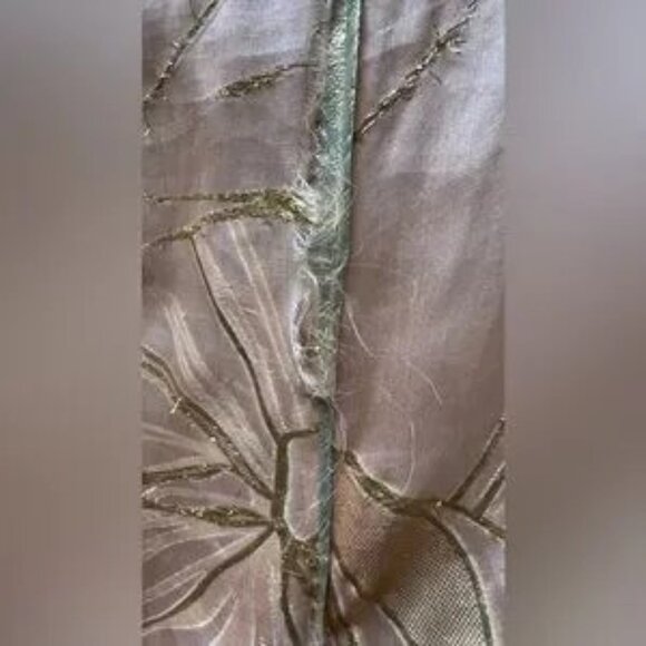 J. MENDEL Peach And Gold Bustier Ball GOWN Size 0/2 One Of A Kind Sample - Picture 12 of 16